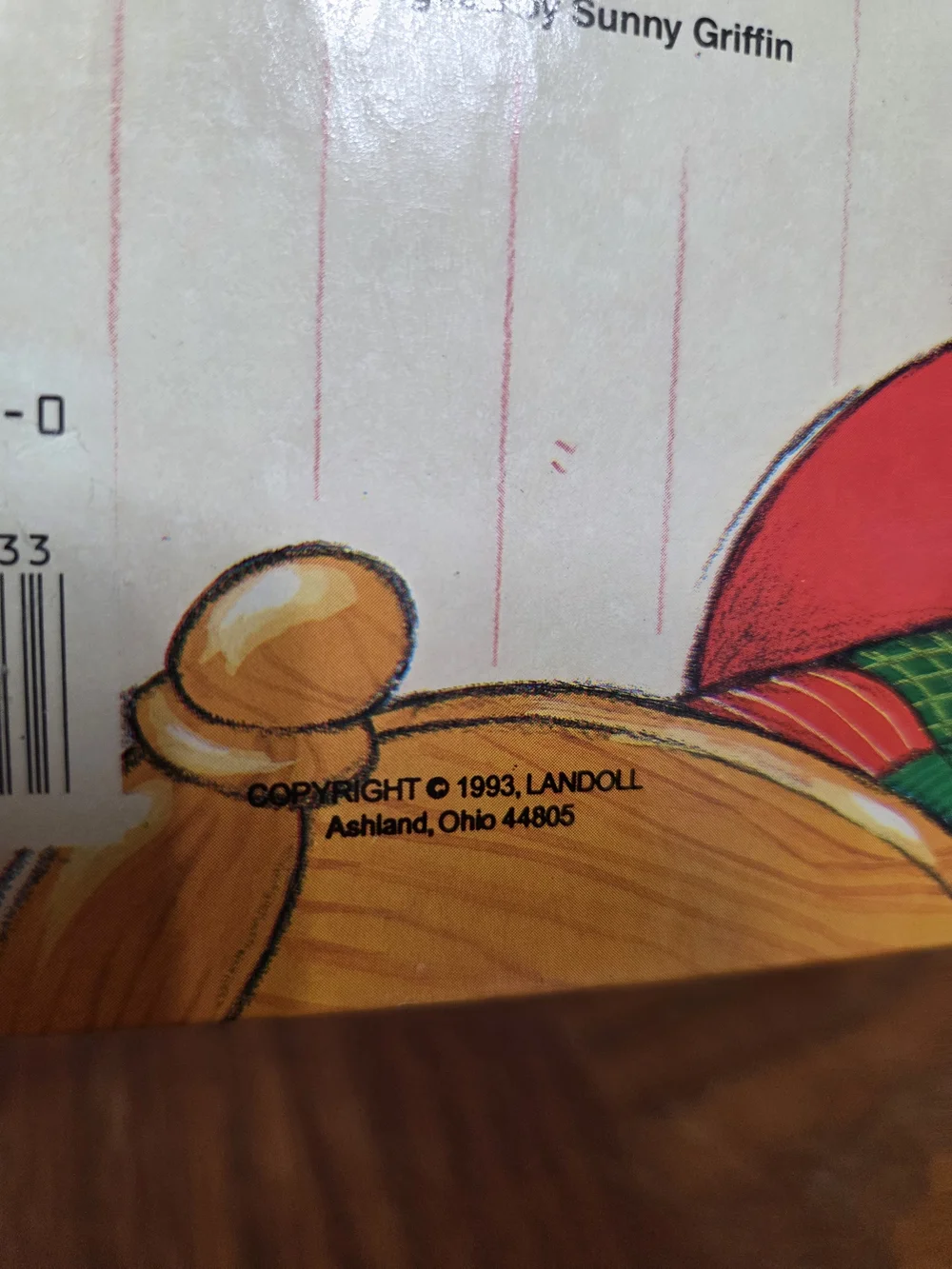 Santa Has the Sniffles! Kids Learning Book - Red & Green